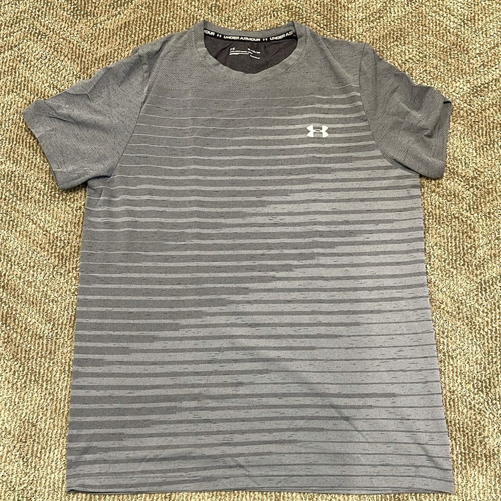 Under Armour Blue striped Tee